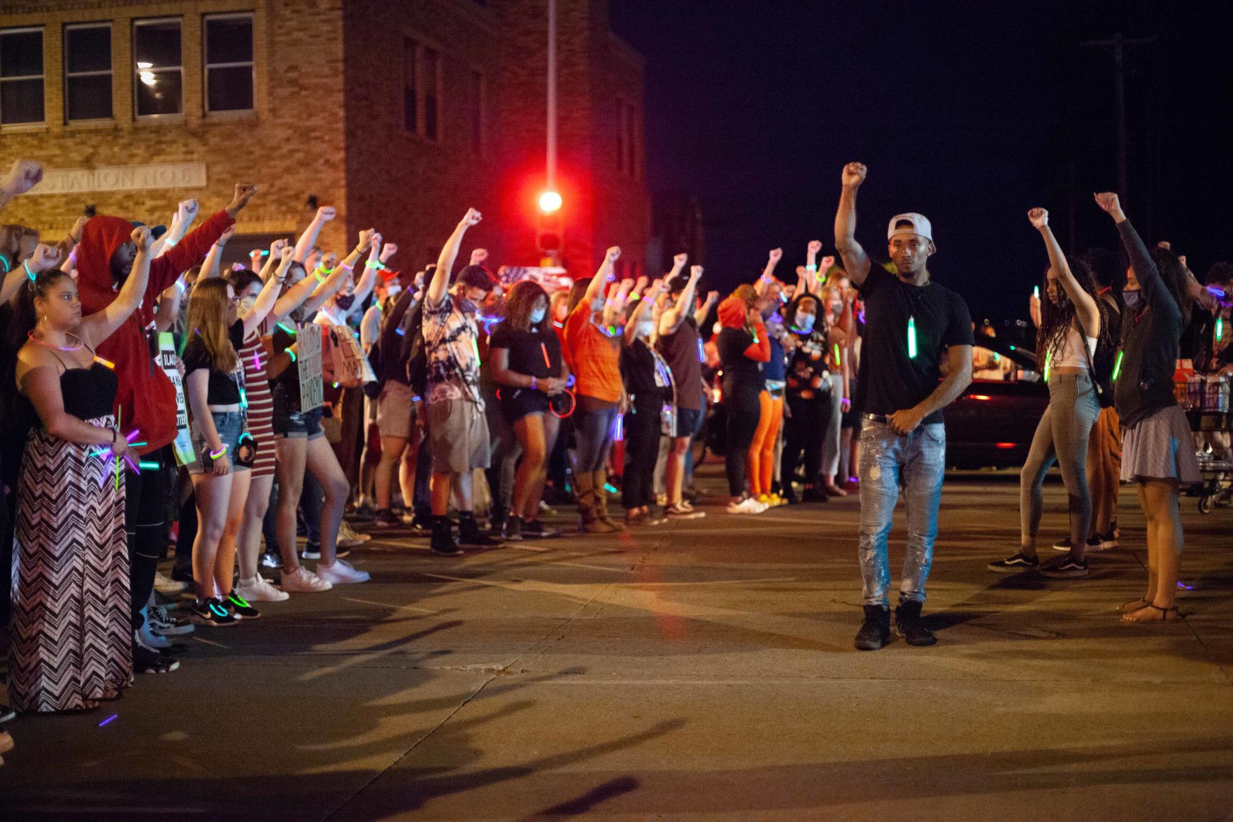 Glow in the dark march